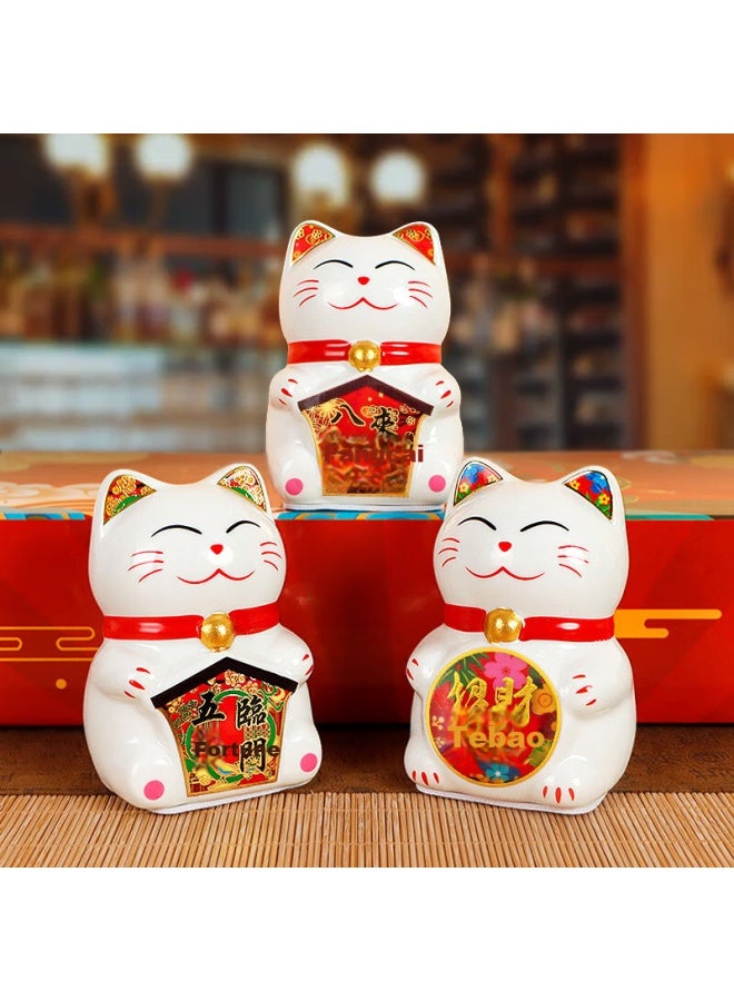 Extreme Space Lucky Cat Ornament Opening Gift Birthday Housewarming Living Room Office Cashier Desk Decoration - Image 3