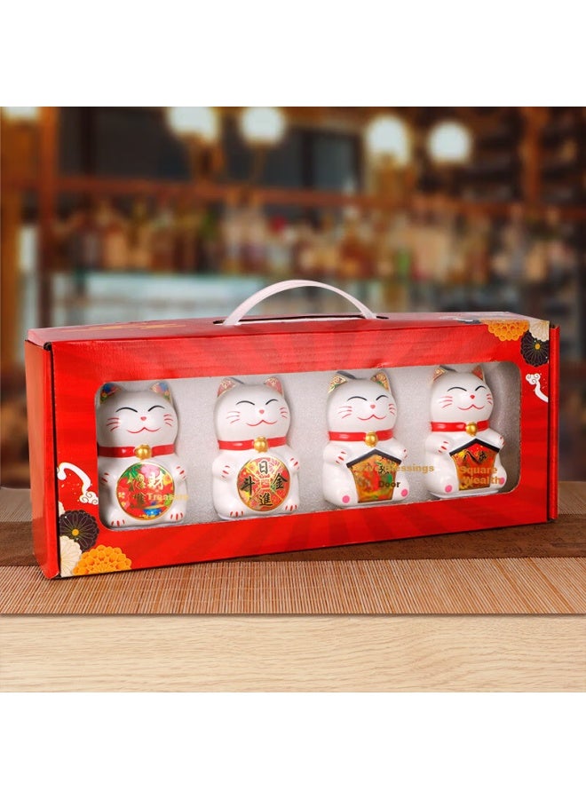 Extreme Space Lucky Cat Ornament Opening Gift Birthday Housewarming Living Room Office Cashier Desk Decoration - Image 5