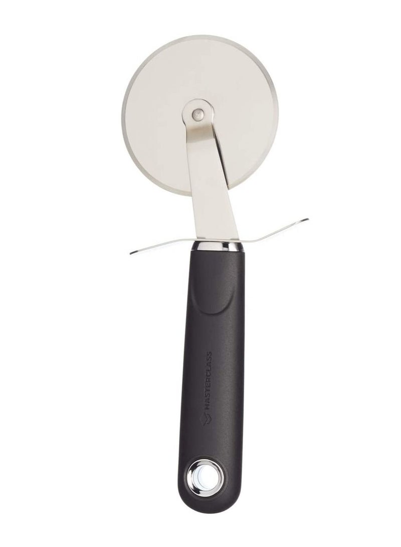 KitchenCraft MasterClass Soft-Grip Stainless Steel Pizza Cutter, Carded - Image 1
