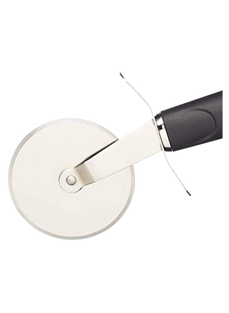 KitchenCraft MasterClass Soft-Grip Stainless Steel Pizza Cutter, Carded - Image 2