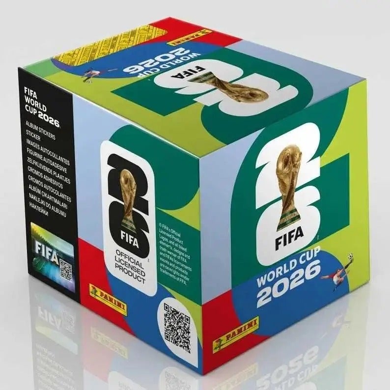 مجموعة ملصقات كأس العالم 2026 – الإصدار الدولي: 7 ملصقات في كل عبوة، و50 عبوة في كل صندوق - Image 1