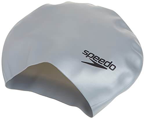 Speedo UnisexAdult Swim Cap Silicone Long Hair - Image 3