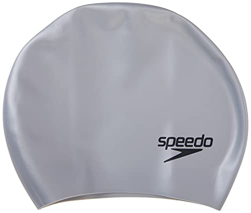 Speedo UnisexAdult Swim Cap Silicone Long Hair - Image 1