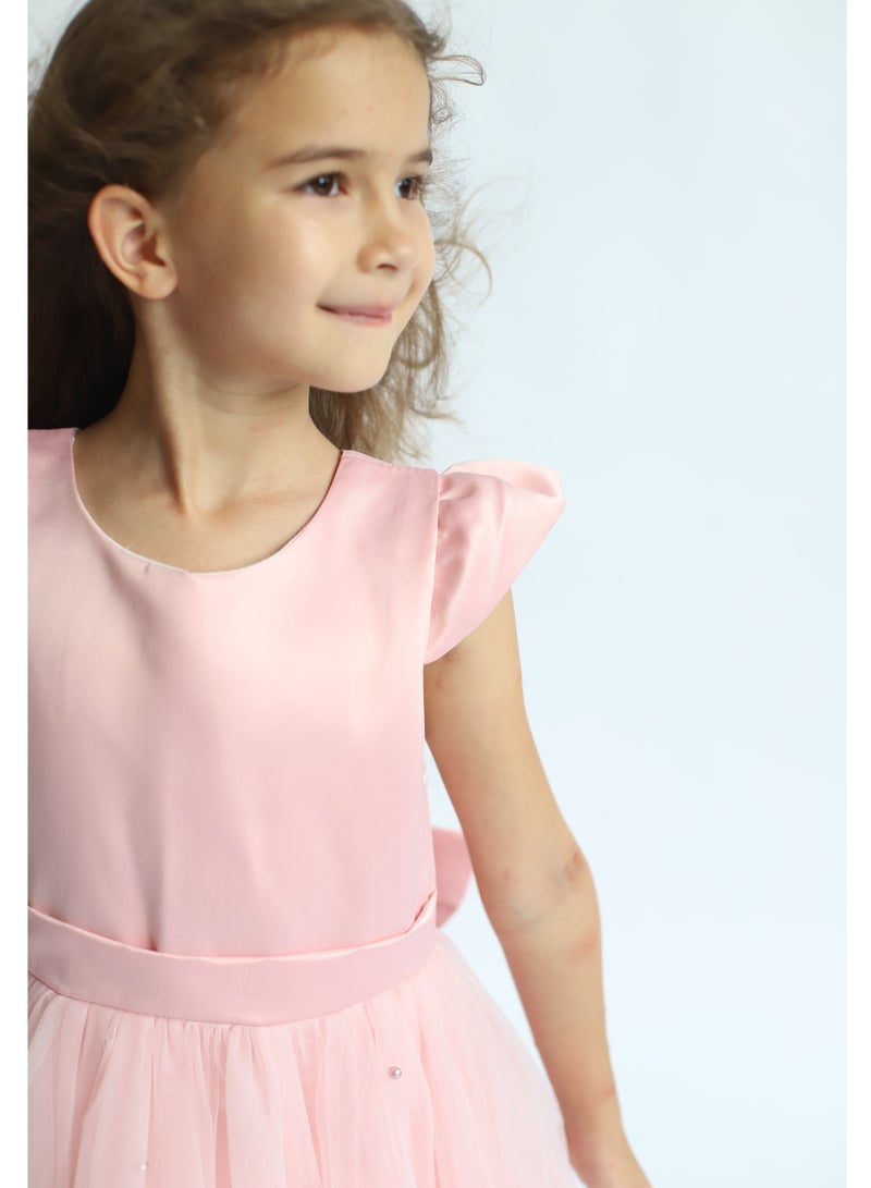 D'Daniela Anna Princess Pink Dress - Image 3