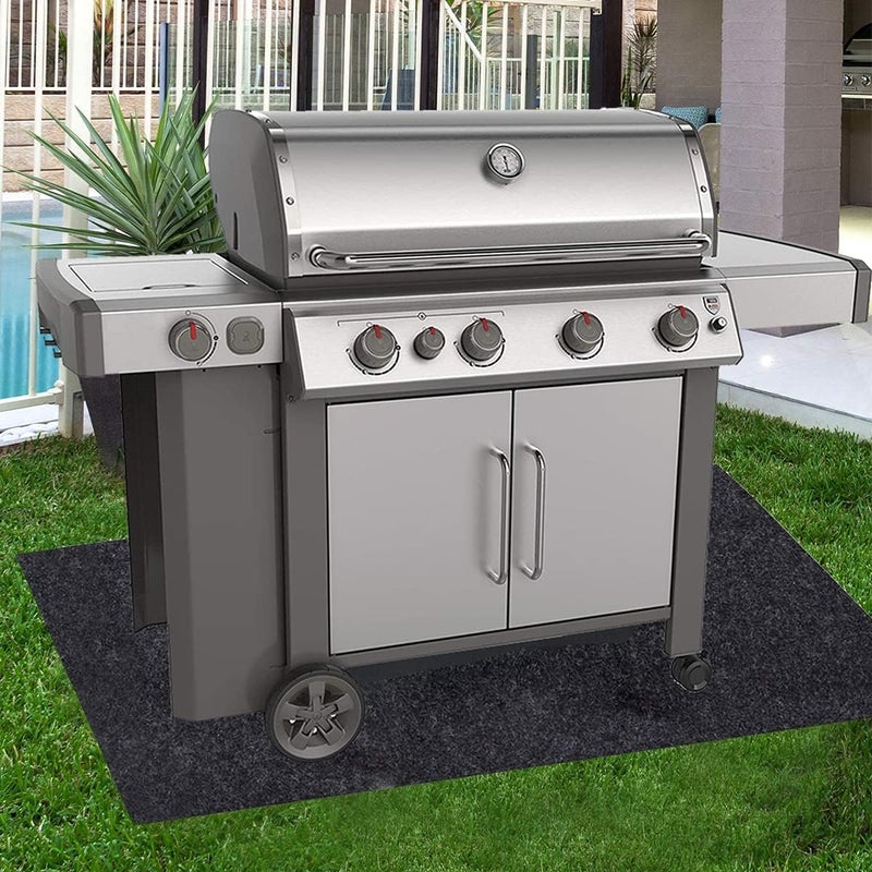 Brinman PHIMINNEX Under Grill Mat,Premium Grill Mat for Deck,Absorbent Oil Pad Protector for Decks and Patios,Waterproof,BBQ Mat for Under BBQ,36x60 Inch - Image 5
