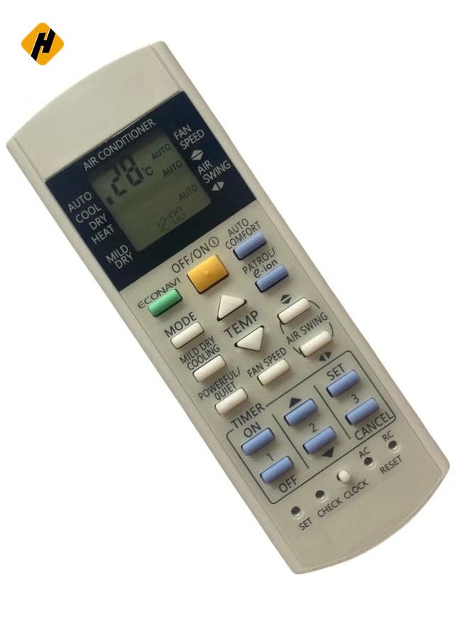 HuHa - AC Remote No. 29B (No Backlight) Compatible/Replacement for Panasonic Inverter AC Remote Control – Exact Match for Panasonic Inverter Air Conditioners – Simple, Easy-to-Use, Reliable Remote Control - Image 1