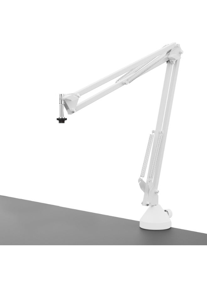 Majesty Microphone Arm with 360 Degree Rotation | Mic Stand for Podcasting, Streaming, Recording, Gaming, Content Making | Internal Cable Management | Anti-Vibration Stand Up to 1.5kg - White - Image 1