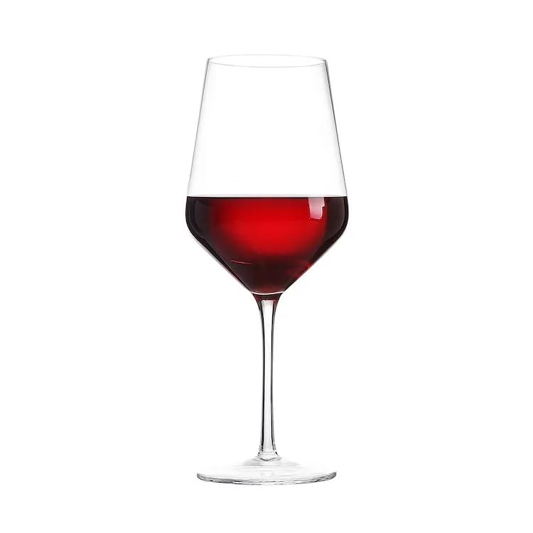 Patrani Fashion Patrani Fashion Red White Wine Glass Curve Wine Glass 350 ML Set of 2 Crystal Brandy Glass Hand Blown LeadFree Ultra Thin Rim Champagne Flute Glass Mix Drinking Glasses Whiskey Glass - Image 2