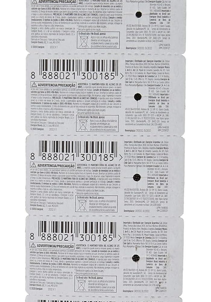 Energizer بطارية ليثيوم Energizer ENGCR2032 3V عبوة من 5 - Image 1