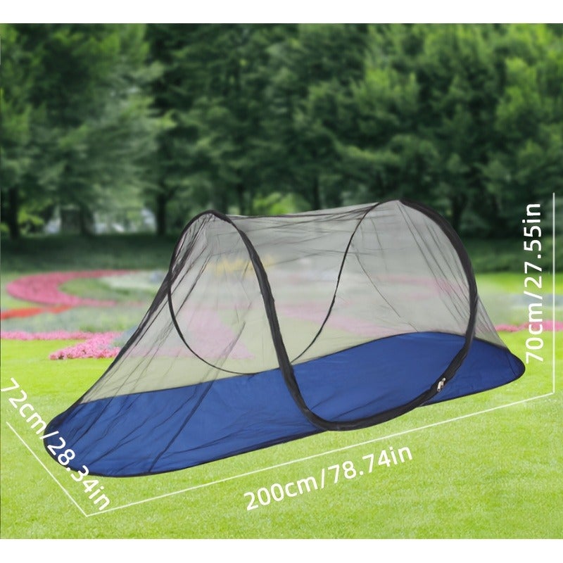 Portable Mosquito Net for Camping and Outdoor Adventures - Easy Setup, No Installation Required, Breathable Polyester Fabric, Perfect for Travel, Parties, and Backyard Fun