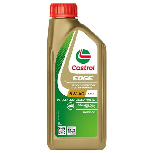 Castrol EDGE 5W-40 Advanced Full Synthetic Engine Oil | Power Boost Technology | Get More Power & Acceleration | For Petrol, Diesel, CNG & Hybrid Cars | 1L - Image 1