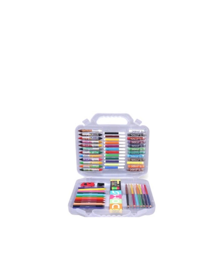 DOMS طقم أدوات فنية مكون من 71 قطعة للمدرسة بألوان متنوعة - Image 4