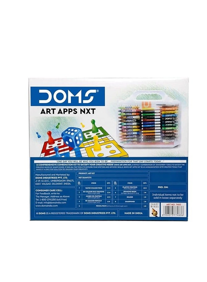 DOMS طقم أدوات فنية مكون من 71 قطعة للمدرسة بألوان متنوعة - Image 5