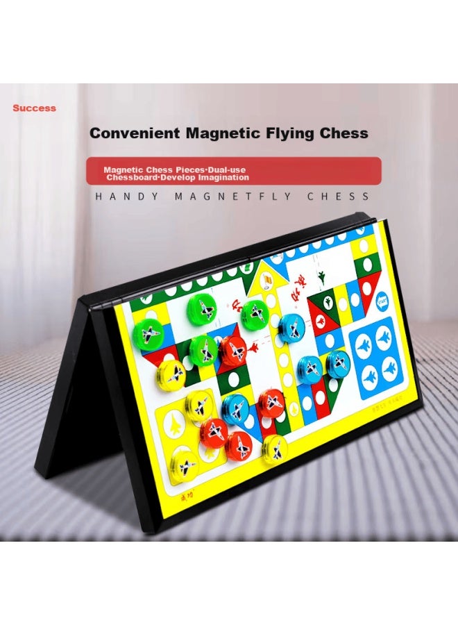 SUCCESS Chenggong Magnetic Folding Flying Chess, Portable Board Game For Children, Family Entertainment And Educational Game, 5213 - Image 1