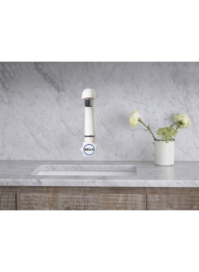 Biella Modernize Your Kitchen With The Pvc Wall Mount Mixer Tap Single Handle Cold Water Faucet Ideal For Any Sink Basin - Image 5