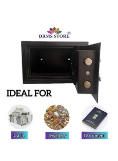 DRMS store DRMS Mini Digital Safe Locker With key and Password securityDimensions H200xW310xD200 mm 1 year warranty  - Image 2