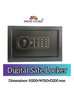 DRMS store DRMS Mini Digital Safe Locker With key and Password securityDimensions H200xW310xD200 mm 1 year warranty  - Image 4