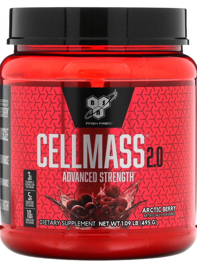 BSN Cellmass 2.0 Advanced Strength Arctic Berry 1.09 lb (495 g)