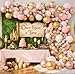 Beaumode Rose Gold Pink White Balloon Garland Arch 160PCS Confetti Balloons Baby Shower Once Upon a Time Princess Birthday Fairytale Engagement Bridal Shower Party Decoration - Image 2