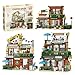 MOCBROPCS 3 in 1 Street View Coffee Shop City Building Set Compatible with City House Modular Simulation Architecture Construction Toy with LED Lights Gift for Adults and Girls Kids Aged 8875 PCS - Image 3
