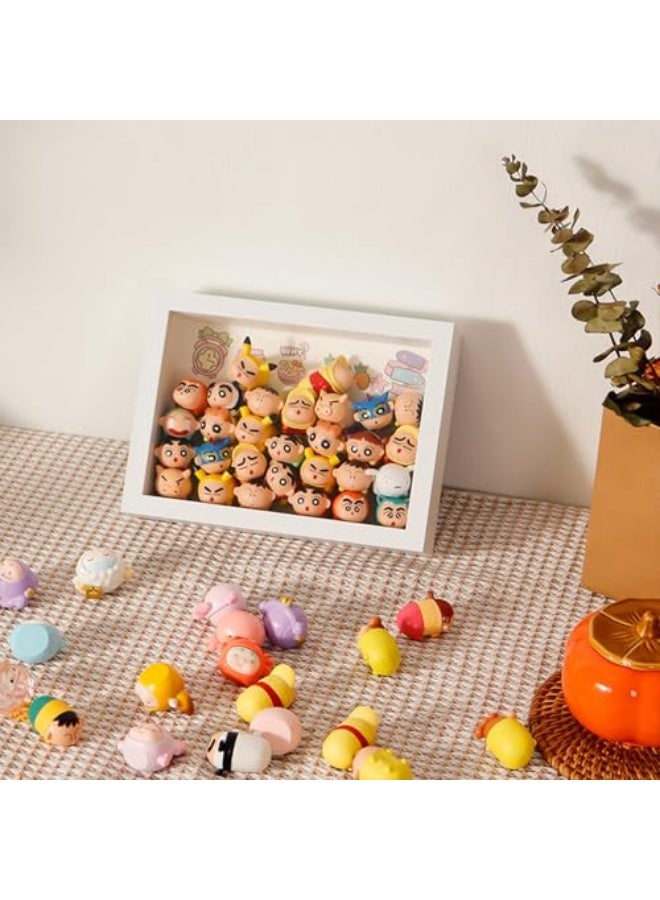 يلا جوي علبة عرض إطار الظل، إطار صورة ثلاثي الأبعاد مقاس 5×7 بوصة، أعمق 3 سم، للميداليات، والأعمال اليدوية، وتذكارات الزفاف (أبيض 5×7 بوصة) - Image 3