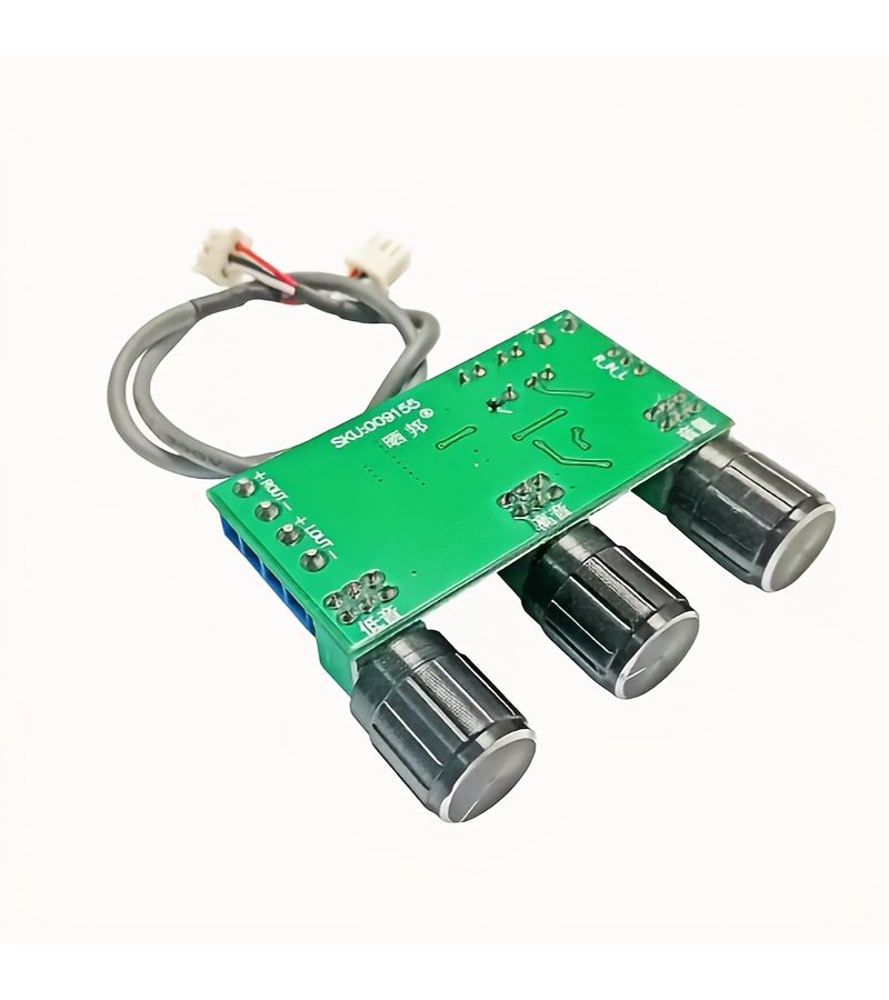 مكبر الصوت الرقمي ثنائي القناة Xh M5 67 TPA3116D2، جهد 12-24 فولت، تحكم في الباص والتربل، 80 واط لكل قناة - Image 2
