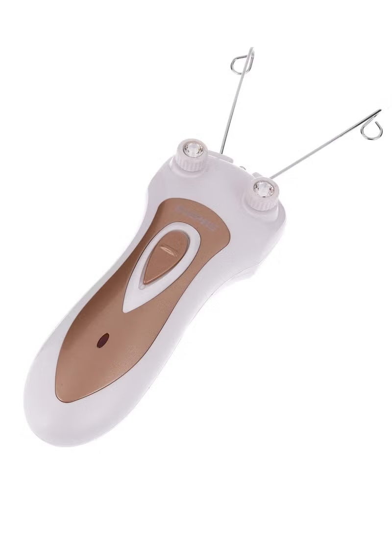 GEEPAS Professionalism Rechargeable Ladies Epilator Set Safe Epilation Of All Body Parts, Great For Travel, Electric Threading Removers, Minimizes Pain, Smoother Faces, Quick And Effective GLS8690 - Image 4