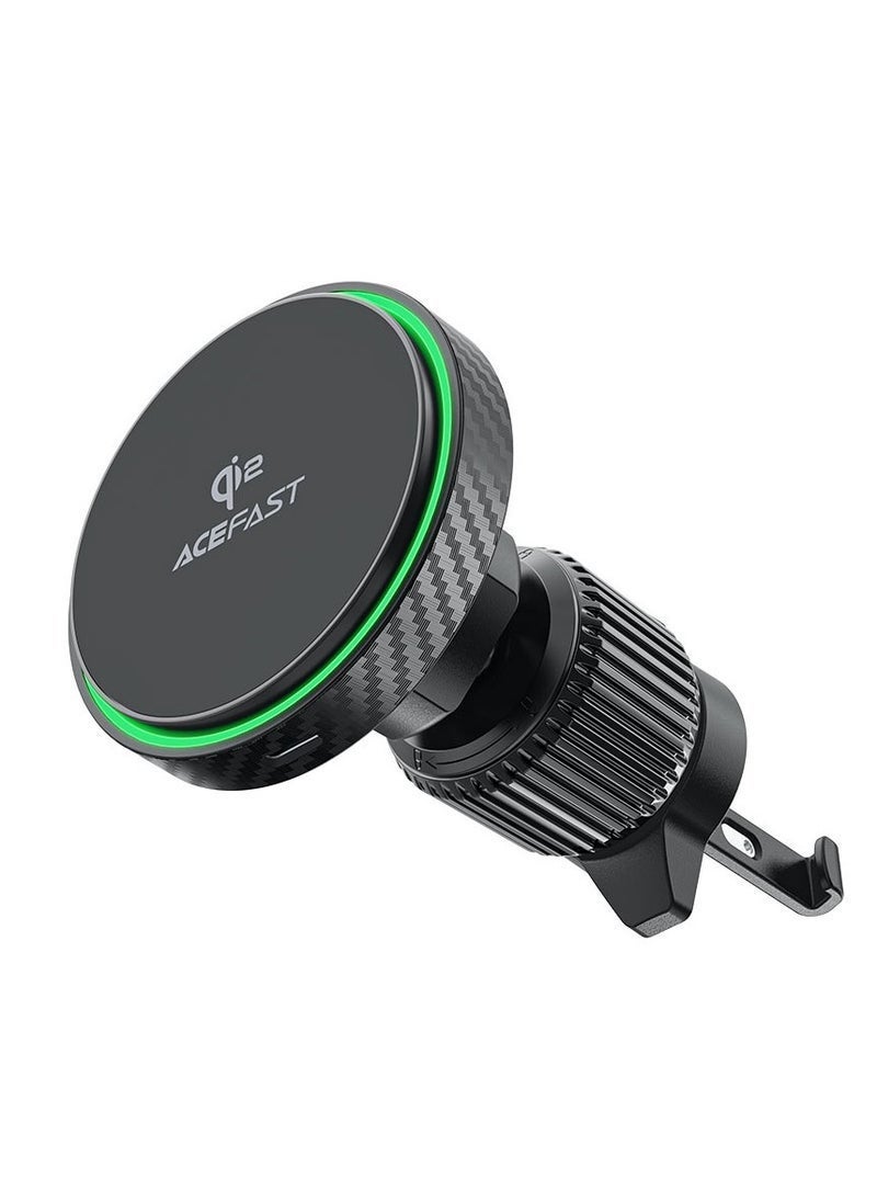 Fast Qi2 Wireless Charger Magnetic Car Holder D33 – Magnetic Charging Mount for iPhone, Samsung & Qi-Enabled Devices, Fast Wireless Charging, Adjustable Viewing Angle, Secure Hold, Easy Installation for Cars, Trucks, and SUVs