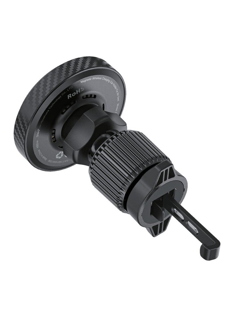 ACEFAST Fast Qi2 Wireless Charger Magnetic Car Holder D33 – Magnetic Charging Mount for iPhone, Samsung & Qi-Enabled Devices, Fast Wireless Charging, Adjustable Viewing Angle, Secure Hold, Easy Installation for Cars, Trucks, and SUVs - Image 2