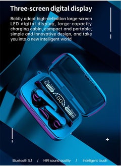 Generic TWS wireless bluetooth headset touch sports in-ear headset waterproof noise reduction binaural bluetooth 5.1 headset wireless earbuds true wireless compatible apple Suitable for Android and other sys  - Image 3