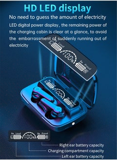 Generic TWS wireless bluetooth headset touch sports in-ear headset waterproof noise reduction binaural bluetooth 5.1 headset wireless earbuds true wireless compatible apple Suitable for Android and other sys  - Image 4