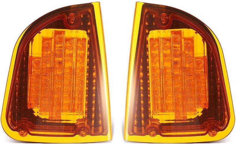 Partsam Amber LED Turn Signal Light Assembly for Kenworth Trucks - Image 2