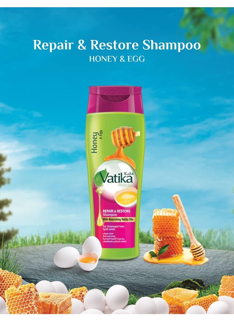 Naturals Repair And Restore Shampoo - Enriched With Egg And Honey 200 ML - pzsku/ZF9F0B3AD6090301A5F93Z/45/_/1695245463/02e9f243-2483-4415-9e04-af5eba350e48