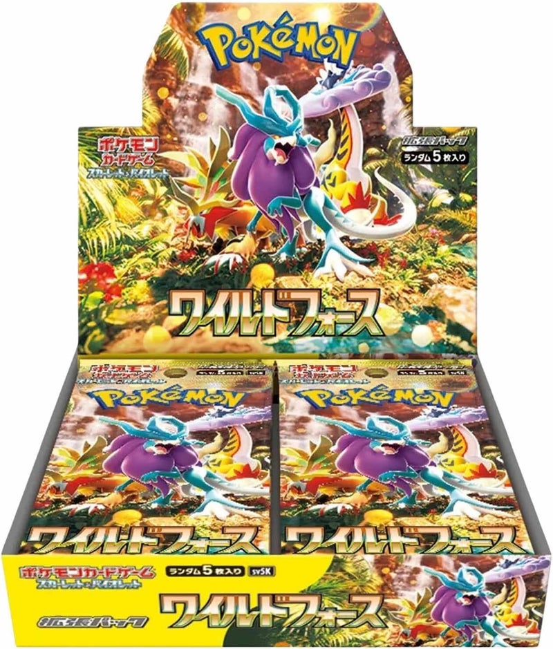Pokémon Card Game Scarlet & Violet Expansion Pack Wild Force Box (Japanese Version)