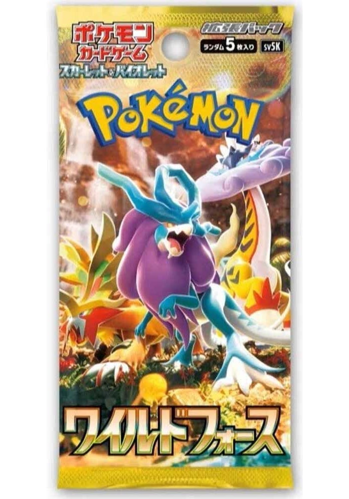 بوكيمون Pokémon Card Game Scarlet & Violet Expansion Pack Wild Force Box (Japanese Version) - Image 2
