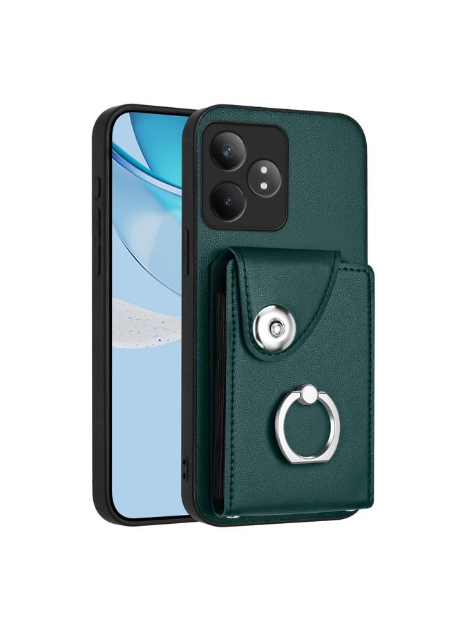 اس-توب جراب لهاتف Realme GT Neo6 SE، جراب هاتف مزود بحلقة وحقيبة بطاقات - Image 1