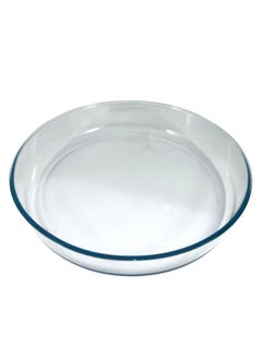 Homemaker Turkish-Made Premium Round Glass Baking Dish – 3L Capacity, 32cm Diameter, 5.7cm Height – Oven-Safe & Elegant Clear Finish  - Image 1