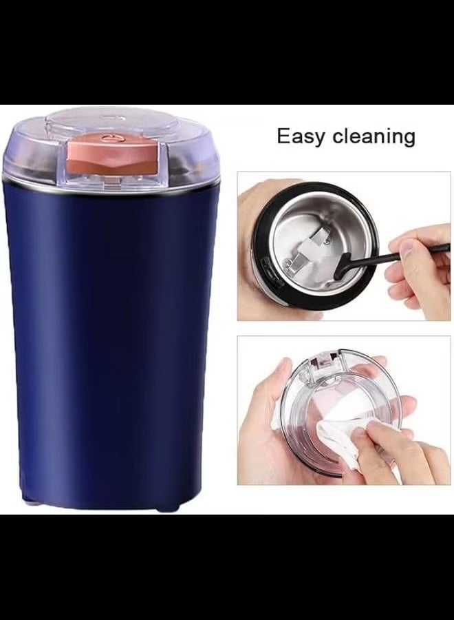 TIGER Mini Electric Kitchen Grinder – Electric Coffee Grinder for Spices, Seeds, Herbs & Coffee Beans – Wet & Dry Grinder, Stainless Steel Spice Blender, Espresso Grinder  - Image 3