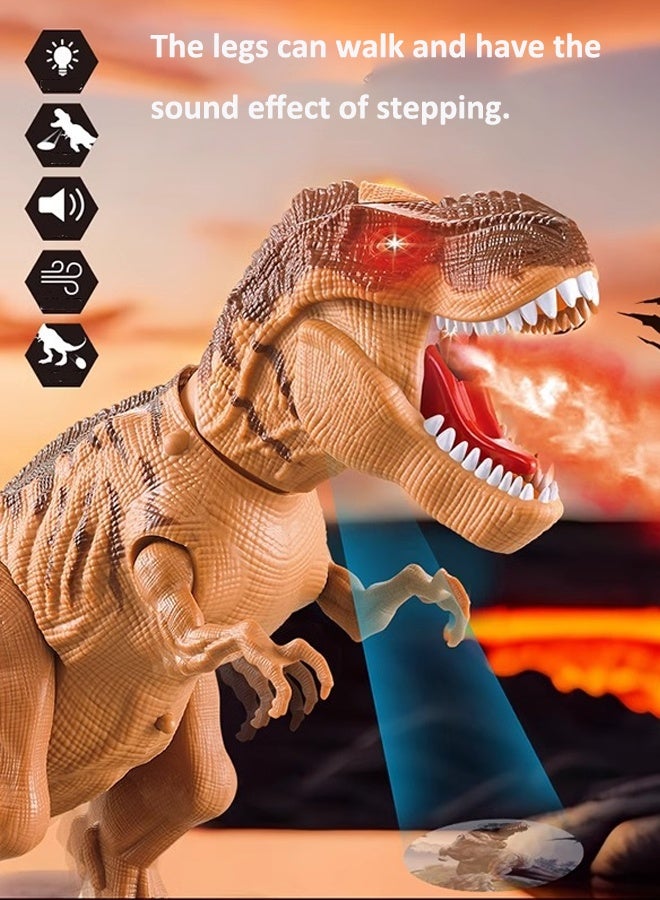 Dinosaur model toys Tyrannosaurus rex model Electric dinosaur toys Dinosaur toys that lay eggs With lighting and sound effects With projection - Image 3