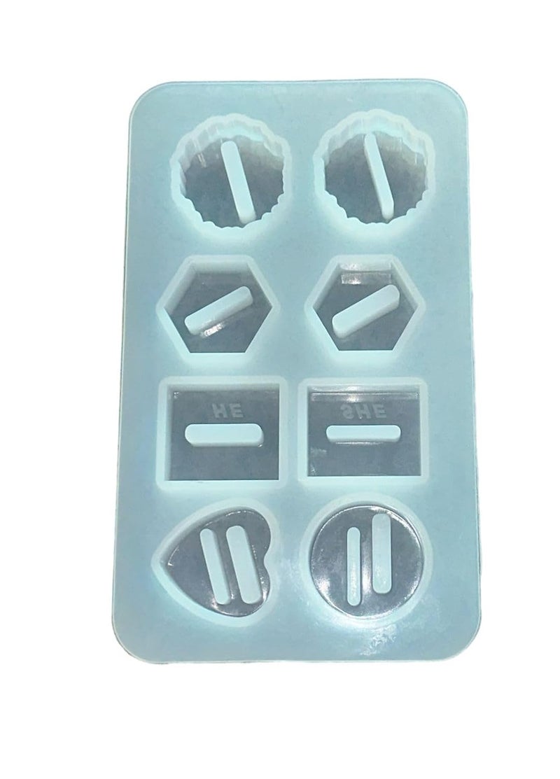 GBC Art Ring Holder Mould for Ring Platter 8 Cavity Mold, Epoxy Resin Casting Mould Ring Holders  - Image 2
