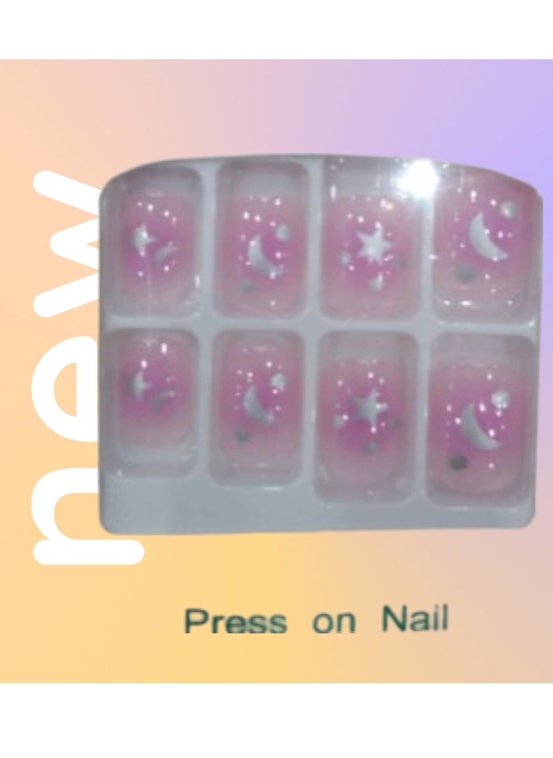 Generic - Elegant Artificial Nails - 12 Pieces with Double-Sided Adhesive for a Perfect Look - Image 1