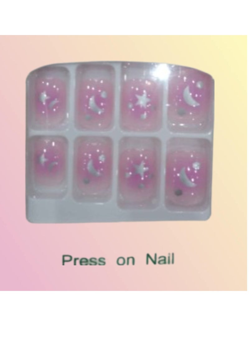 Generic - Elegant Artificial Nails - 12 Pieces with Double-Sided Adhesive for a Perfect Look - Image 1