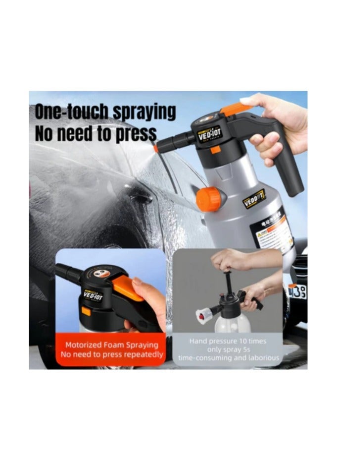 Generic 2L Car Wash Foam Sprayer Rechargeable Electric Foam Spray Car Shampoo Cannon for Cars Gardening House Cleaning  - Image 4