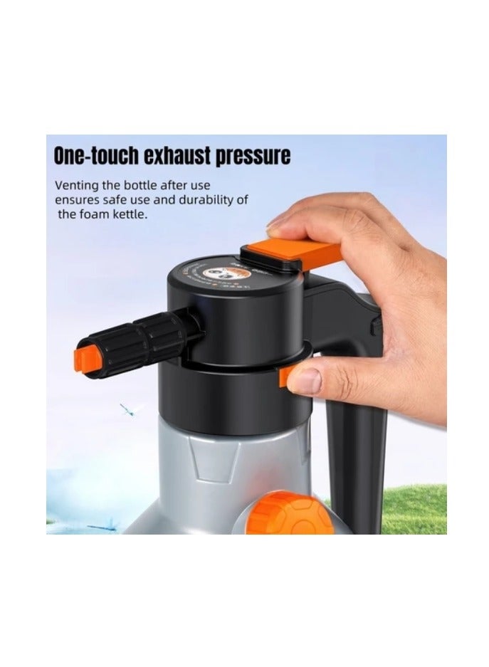 Generic 2L Car Wash Foam Sprayer Rechargeable Electric Foam Spray Car Shampoo Cannon for Cars Gardening House Cleaning  - Image 3