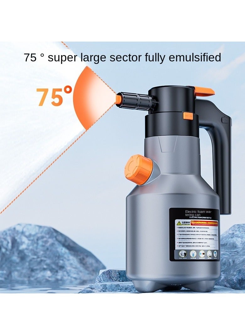 Generic 2L Car Wash Foam Sprayer Rechargeable Electric Foam Spray Car Shampoo Cannon for Cars Gardening House Cleaning  - Image 5