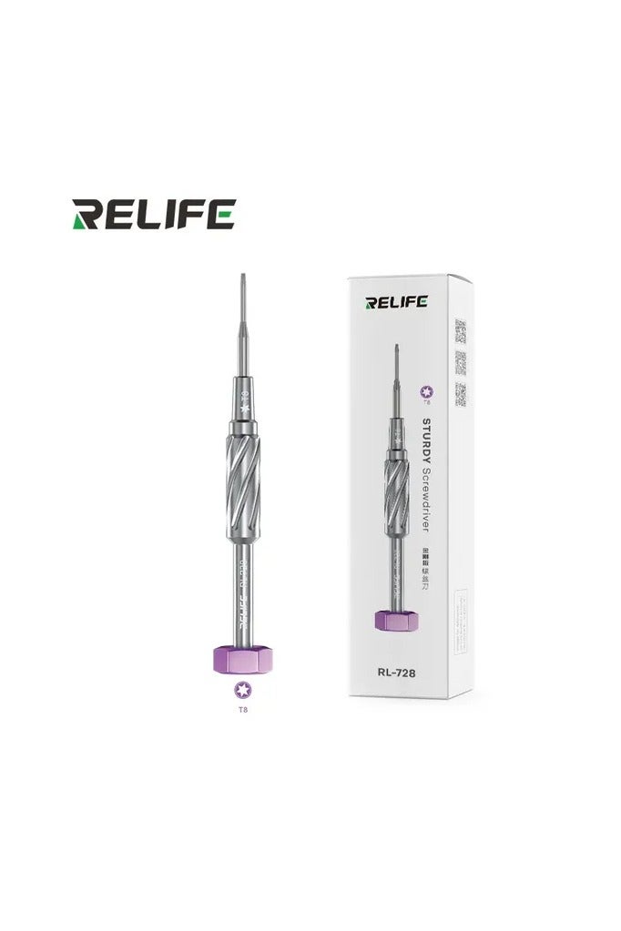 RELIFE RL-728 T8 Torx Precision Screwdriver – Magnetic Tip & Anti-Slip Handle for Mobile, Laptop & Electronics Repair - Image 2