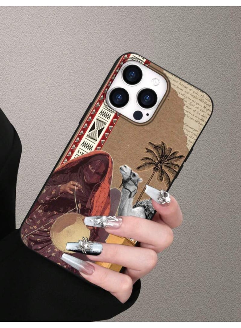 غطاء حماية جراب آيفون 16 برو بتصميم رائع وأنيق مقاوم للإنزلاق - Image 1