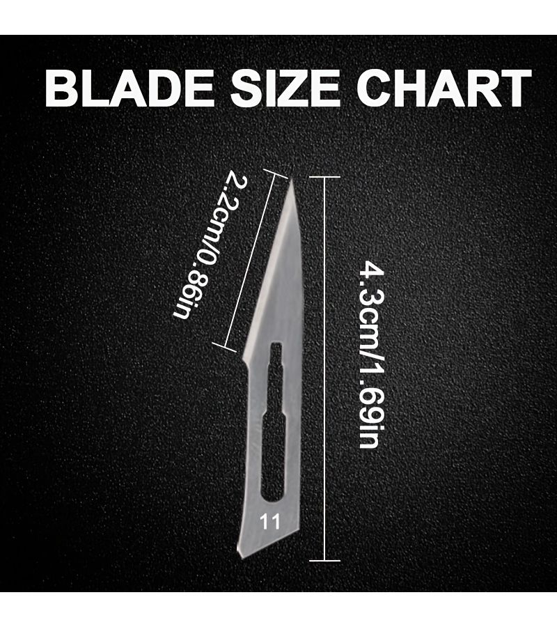 20Pcs No 11 Extra Sharp Industrial Carbon Steel Blades For Carving Film Application Handmade Precise Efficient Versatile Assistant - Image 2