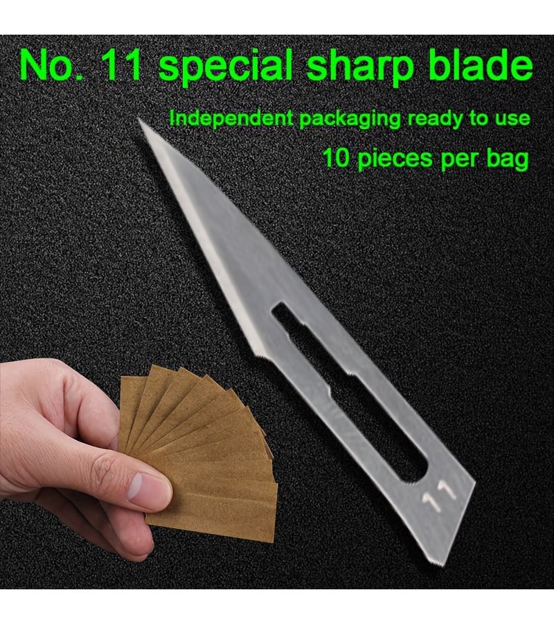 20Pcs No 11 Extra Sharp Industrial Carbon Steel Blades For Carving Film Application Handmade Precise Efficient Versatile Assistant - Image 4