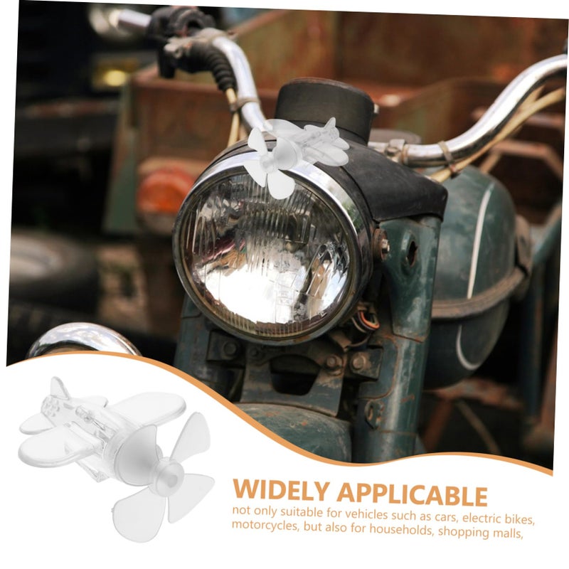 White LED Motorcycle Dashboard Decorations Car Interior Ornament For Men - Image 4